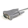 StarTech.com ICUSB232DB25 USB 2.0-naar-serieel RS232-adapterkabel, DB9/DB25, grijs