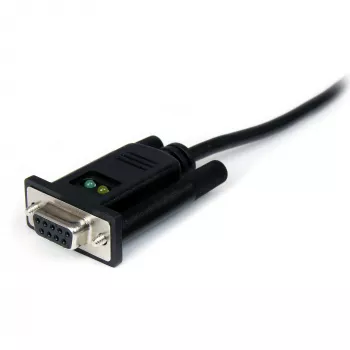 StarTech.com 6ft (1,8m) 1-poorts USB naar serieel RS232-adapter, FTDI DB9 seriële DCE-adapterkabel, nullmodem, USB 2.0 - TAA