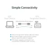 StarTech.com ICUSB232FTN 1-poorts USB-naar-nulmodem RS232 DB9 serieel DCE-adapterkabel, FTDI, USB 2.0, zwart