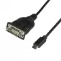 StarTech.com USB-C naar serieel adapterkabel met COM-poortbehoud – 40 cm USB Type-C naar RS232 (DB9) seriële converterkabel – voor PLC, scanner, printer – Windows/Mac/Linux