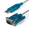 StarTech.com 3ft (91 cm) 1-poorts USB-naar-RS232-DB9-seriële adapterkabel, USB-naar-seriële adapterkabel – M/M
