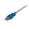 StarTech.com 43 cm (17 inch) 1-poorts USB naar RS232 DB9 seriële adapterkabel, USB naar serieel adapterkabel - M/M