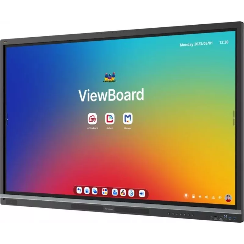 Viewsonic IFP6551 interactief whiteboard-display 165,1 cm (65 inch) 3840 x 2160 pixels touchscreen zwart