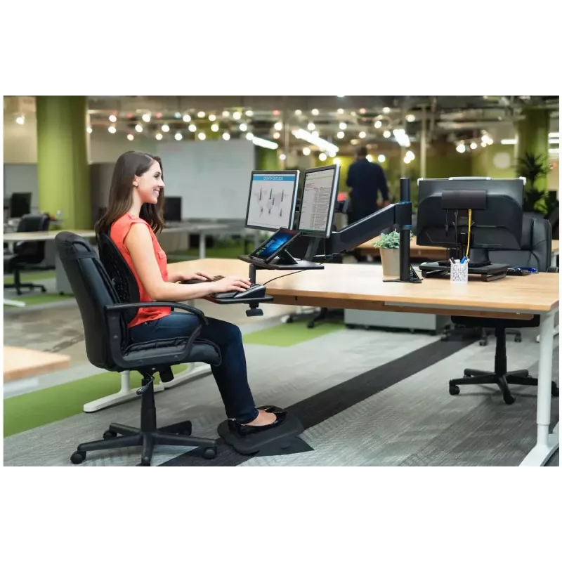 Kensington SmartFit Solemate Plus voetsteun - zwart