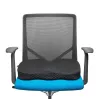 Kensington Premium Cool-Gel zitkussen, zitkussen, memory foam, stoel, zwart, effen, rits