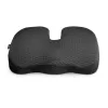 Kensington Premium Cool-Gel zitkussen, zitkussen, memory foam, stoel, zwart, effen, rits