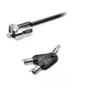 Kensington MICROSAVER 2.0 MK LAPTOP-SLOT, sleutel, staal, zwart, zilver