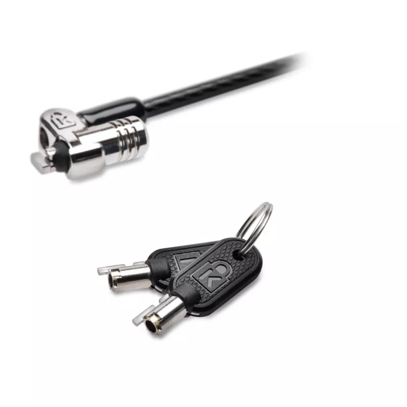 Kensington MICROSAVER 2.0 MK LAPTOP-SLOT, sleutel, staal, zwart, zilver