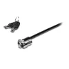 Kensington MICROSAVER 2.0 MK LAPTOP-SLOT, sleutel, staal, zwart, zilver