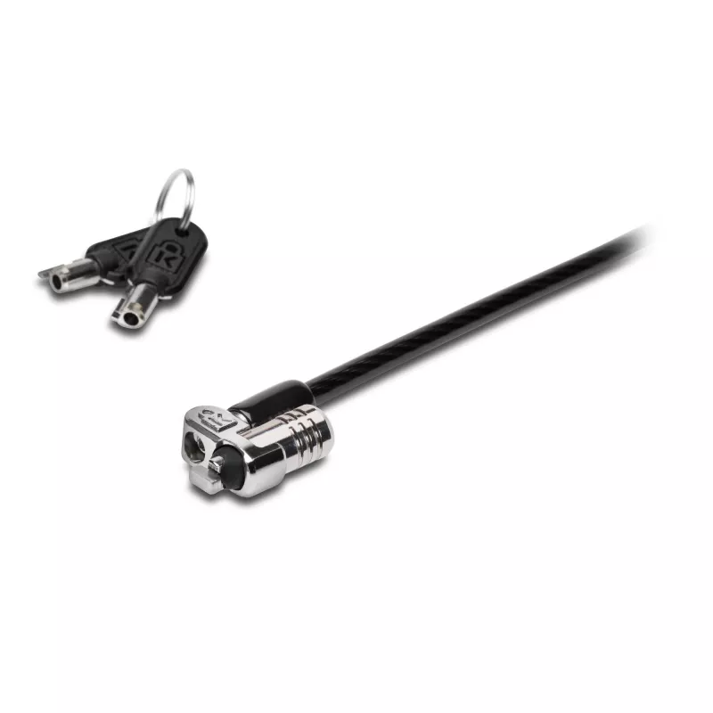 Kensington MICROSAVER 2.0 MK LAPTOP-SLOT, sleutel, staal, zwart, zilver