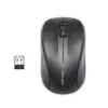 Kensington Wireless ValuMouse, voor beide handen, optisch, RF draadloos, 1000 DPI, zwart