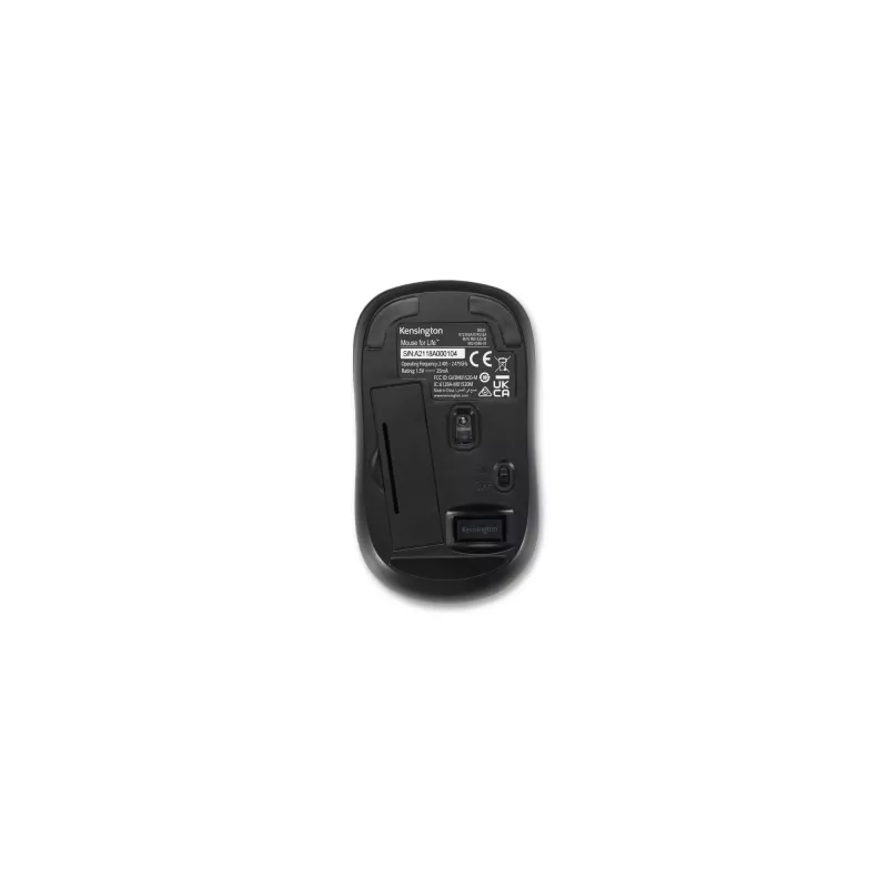 Kensington Wireless ValuMouse, voor beide handen, optisch, RF draadloos, 1000 DPI, zwart