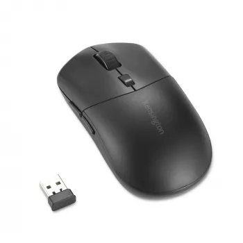Kensington MY430 EQ oplaadbare muis, voor beide handen, optisch, RF draadloos + Bluetooth, 2400 DPI, zwart