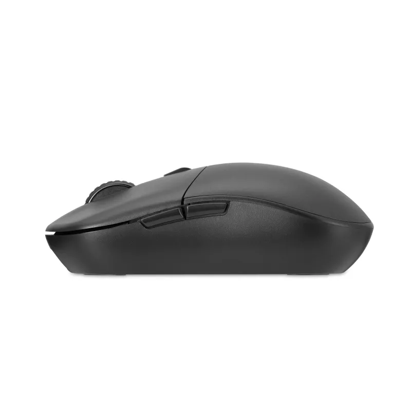 Kensington MY430 EQ oplaadbare muis, voor beide handen, optisch, RF draadloos + Bluetooth, 2400 DPI, zwart