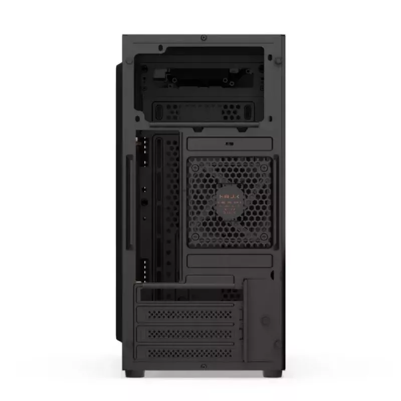 PC-behuizing KRUX Astro Cube zwart — cube-chassis, ondersteunt Micro ATX/Mini-ITX, 1× 3,5 inch + 2× 2,5 inch bays, zijvenster, max. voeding 28 cm, max. koelerhoogte 136 mm