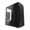 PC-behuizing KRUX Astro Cube zwart — cube-chassis, ondersteunt Micro ATX/Mini-ITX, 1× 3,5 inch + 2× 2,5 inch bays, zijvenster, max. voeding 28 cm, max. koelerhoogte 136 mm