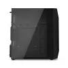 PC-behuizing KRUX Astro Cube zwart — cube-chassis, ondersteunt Micro ATX/Mini-ITX, 1× 3,5 inch + 2× 2,5 inch bays, zijvenster, max. voeding 28 cm, max. koelerhoogte 136 mm