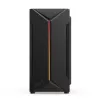 PC-behuizing KRUX Astro Cube zwart — cube-chassis, ondersteunt Micro ATX/Mini-ITX, 1× 3,5 inch + 2× 2,5 inch bays, zijvenster, max. voeding 28 cm, max. koelerhoogte 136 mm