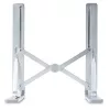 StarTech.com opvouwbare laptopstandaard, draagbare in hoogte verstelbare ergonomische laptopstandaard, geventileerd aluminium frame draagt 10 kg, kantelbaar/verhoogd/gehoekt voor laptop/tablet, opvouwbaar ontwerp
