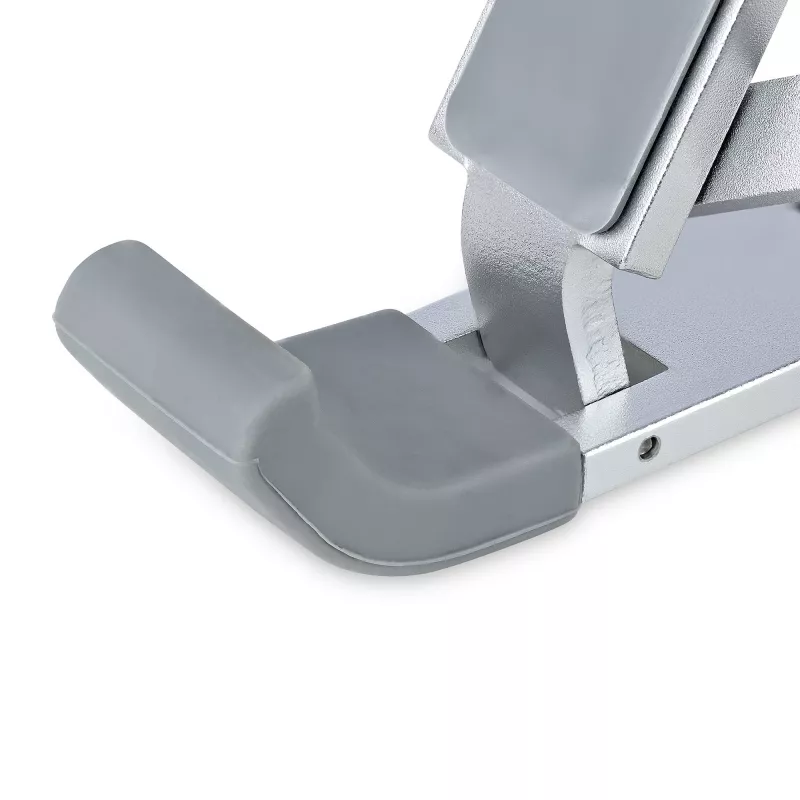 StarTech.com opvouwbare laptopstandaard, draagbare in hoogte verstelbare ergonomische laptopstandaard, geventileerd aluminium frame draagt 10 kg, kantelbaar/verhoogd/gehoekt voor laptop/tablet, opvouwbaar ontwerp