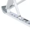 StarTech.com opvouwbare laptopstandaard, draagbare in hoogte verstelbare ergonomische laptopstandaard, geventileerd aluminium frame draagt 10 kg, kantelbaar/verhoogd/gehoekt voor laptop/tablet, opvouwbaar ontwerp
