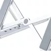StarTech.com opvouwbare laptopstandaard, draagbare in hoogte verstelbare ergonomische laptopstandaard, geventileerd aluminium frame draagt 10 kg, kantelbaar/verhoogd/gehoekt voor laptop/tablet, opvouwbaar ontwerp