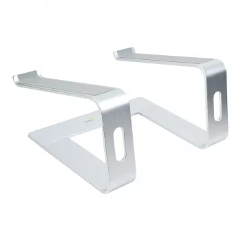 StarTech.com laptopstandaard voor het bureau, ondersteunt 5 kg/11 lb, aluminium, zilver, ergonomische laptopverhoging, draagbare laptophouder, computerstandaard voor MacBook Air/Pro, Dell XPS, Lenovo
