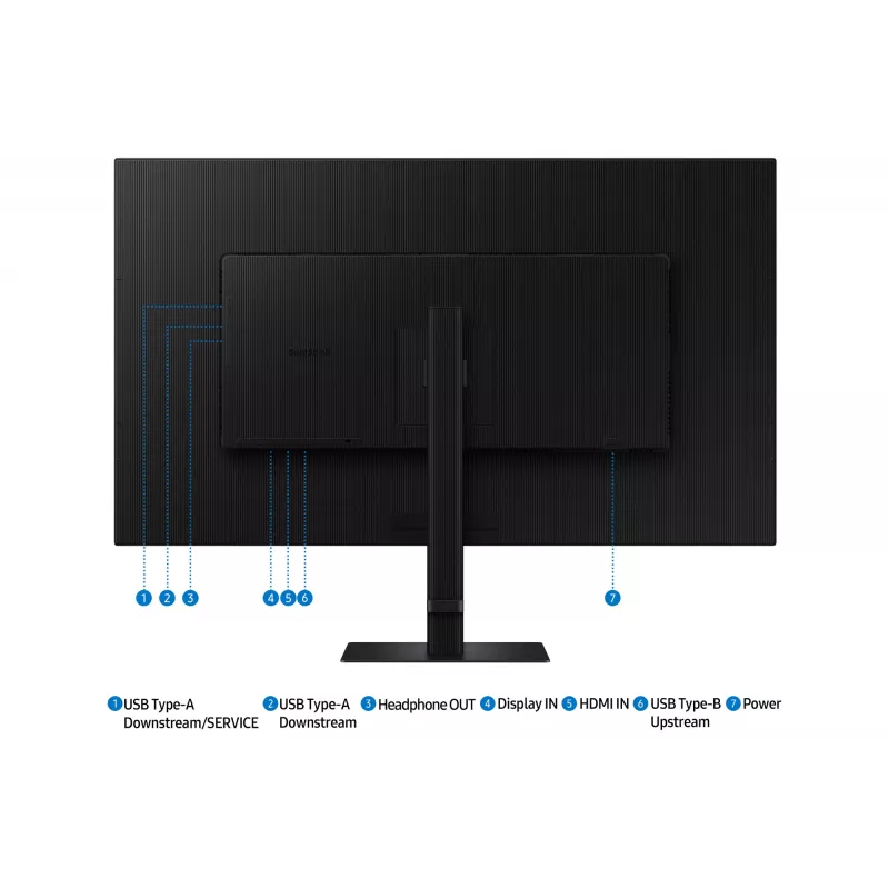 Samsung S80D computermonitor 94 cm (37 inch) 3840 x 2160 pixels 4K Ultra HD LCD zwart