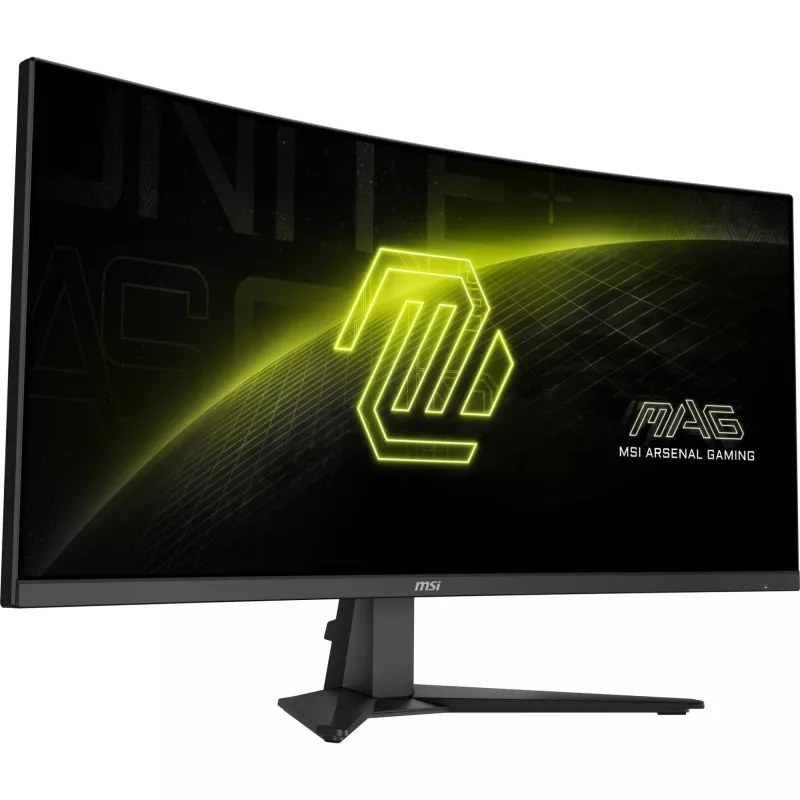 MSI MAG 346CQ computermonitor 86,4 cm (34 inch) 3440 x 1440 pixel UltraWide Dual Quad HD lcd zwart