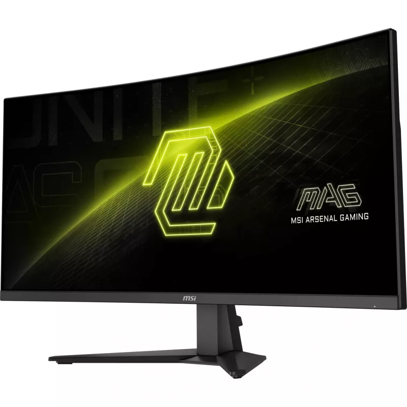MSI MAG 346CQ computermonitor 86,4 cm (34 inch) 3440 x 1440 pixel UltraWide Dual Quad HD lcd zwart