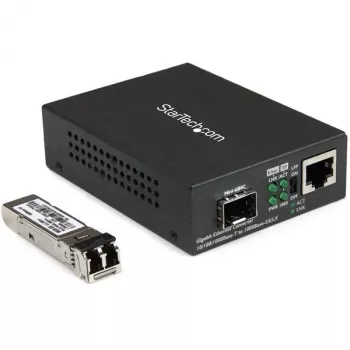 StarTech.com Gigabit Ethernet glasvezel mediaconverter - compact - 850nm MM LC - 550m
