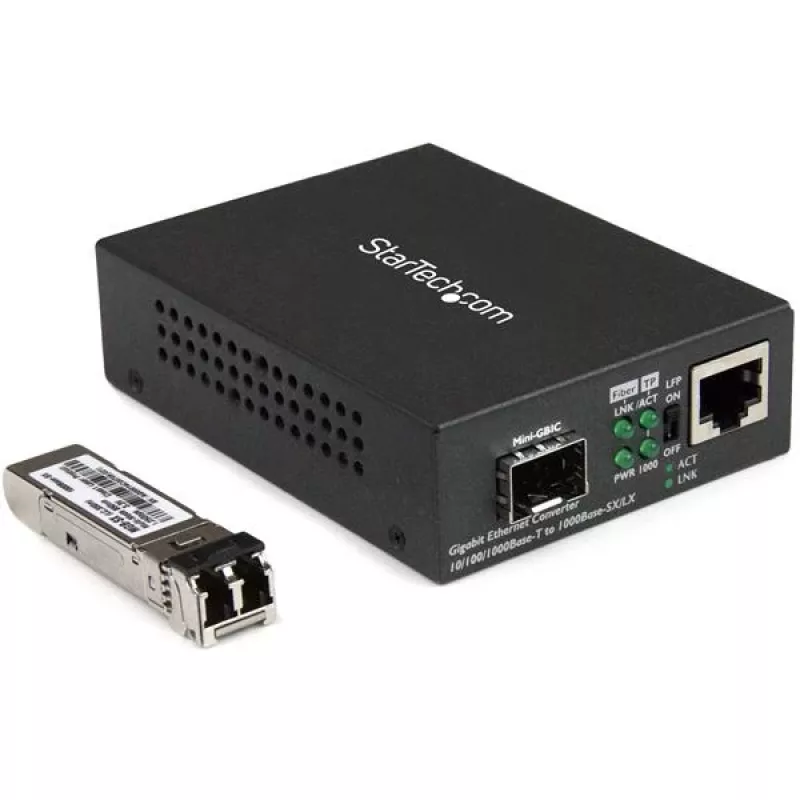 StarTech.com Gigabit Ethernet glasvezel mediaconverter - compact - 850nm MM LC - 550m