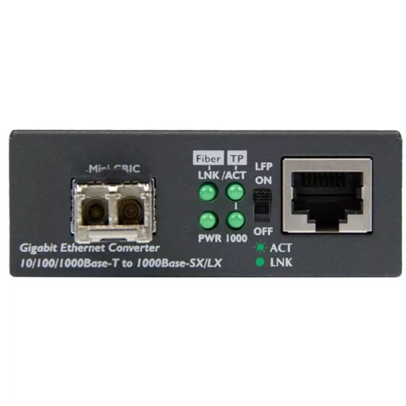StarTech.com Gigabit Ethernet glasvezel mediaconverter - compact - 850nm MM LC - 550m