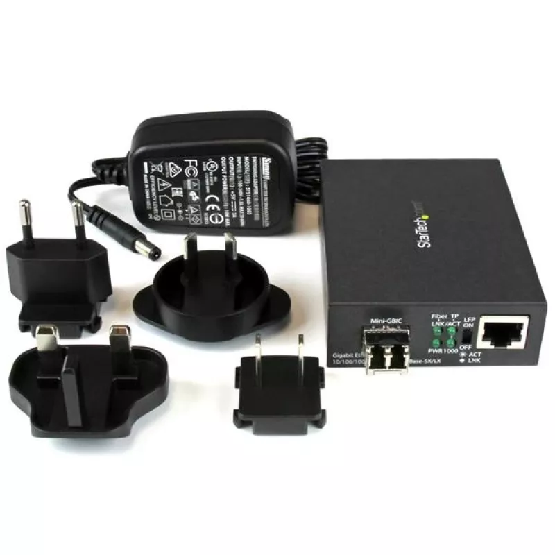 StarTech.com Gigabit Ethernet glasvezel mediaconverter - compact - 850nm MM LC - 550m