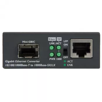 StarTech.com Gigabit Ethernet glasvezel mediaconverter met open SFP-slot