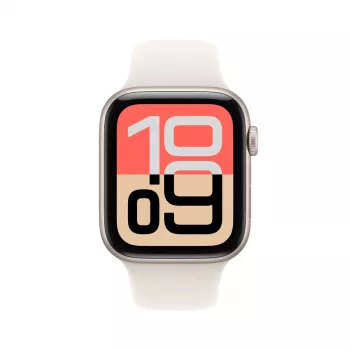 Apple Watch SE (3e generatie) Apple GPS + Cellular 44 mm starlight aluminium behuizing