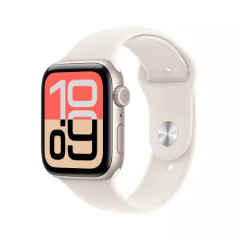 Apple Watch SE (3e generatie) Apple GPS + Cellular 44 mm starlight aluminium behuizing
