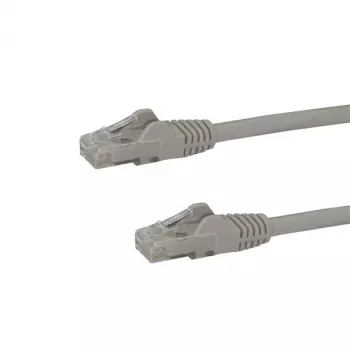 StarTech.com 10 m CAT6 ethernetkabel – grijs – CAT 6 gigabit ethernetkabel – 250 MHz 100 W PoE RJ45 UTP netwerk-/patchkabel, snagless met trekontlasting, individueel getest