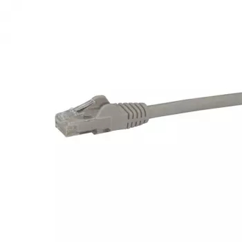 StarTech.com 10 m CAT6 ethernetkabel – grijs – CAT 6 gigabit ethernetkabel – 250 MHz 100 W PoE RJ45 UTP netwerk-/patchkabel, snagless met trekontlasting, individueel getest
