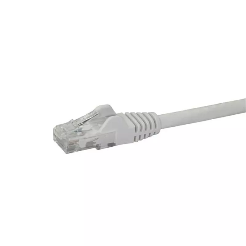 StarTech.com N6PATC10MWH 10 m CAT6 Ethernet-patchkabel, snagless RJ45, UTP, 650 MHz, 100 W PoE, 24 AWG, knikbescherming, wit