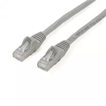 StarTech.com 2 m CAT6 ethernetkabel – grijs, CAT-6-gigabit-ethernetkabel – 250 MHz, 100 W PoE, RJ45, UTP, netwerk-/patchkabel, snagless met trekontlasting, individueel getest