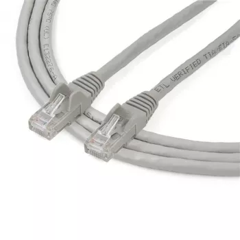StarTech.com 2 m CAT6 ethernetkabel – grijs, CAT-6-gigabit-ethernetkabel – 250 MHz, 100 W PoE, RJ45, UTP, netwerk-/patchkabel, snagless met trekontlasting, individueel getest