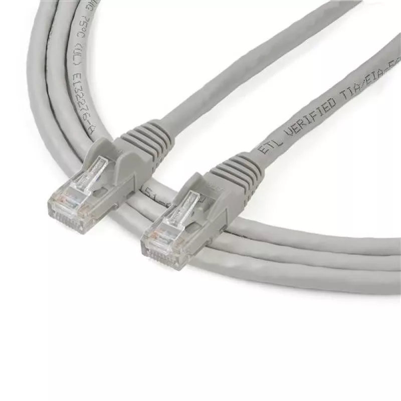 StarTech.com 2 m CAT6 ethernetkabel – grijs, CAT-6-gigabit-ethernetkabel – 250 MHz, 100 W PoE, RJ45, UTP, netwerk-/patchkabel, snagless met trekontlasting, individueel getest