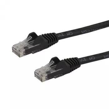 StarTech.com 5 m CAT6 ethernetkabel – zwart CAT 6 gigabit ethernetkabel – 250 MHz 100 W PoE RJ45 UTP netwerk-/patchkabel snagless met trekontlasting individueel getest