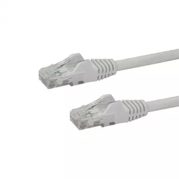 StarTech.com 7 m CAT6 ethernetkabel - wit CAT 6 gigabit ethernetkabel - 250MHz 100W PoE RJ45 UTP netwerk-/patchkabel snagless met trekontlasting individueel getest