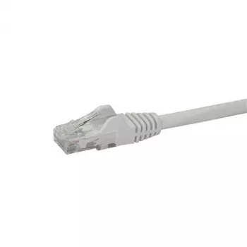 StarTech.com 7 m CAT6 ethernetkabel - wit CAT 6 gigabit ethernetkabel - 250MHz 100W PoE RJ45 UTP netwerk-/patchkabel snagless met trekontlasting individueel getest