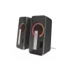 GENESIS Helium 100 BT RGB-luidsprekerset 10 W pc/laptop zwart, zilver 2.0-kanalen Bluetooth