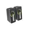 GENESIS Helium 100 BT RGB-luidsprekerset 10 W pc/laptop zwart, zilver 2.0-kanalen Bluetooth