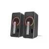 GENESIS Helium 100 BT RGB-luidsprekerset 10 W pc/laptop zwart, zilver 2.0-kanalen Bluetooth