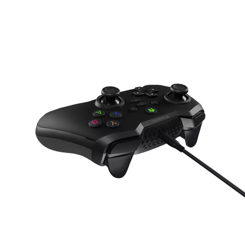 GENESIS Mangan 300 zwart USB gamepad analoog / digitaal Android, Nintendo Switch, pc